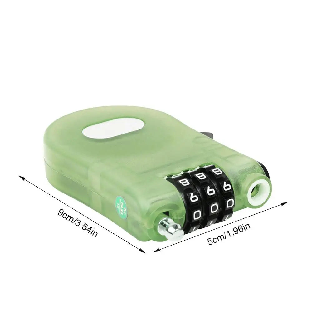 Small Cable Lock Portable Motorcycle Rope Lock Portable Electric Scooter Password Wire Lock Anti Theft Rope Lock For Luggage