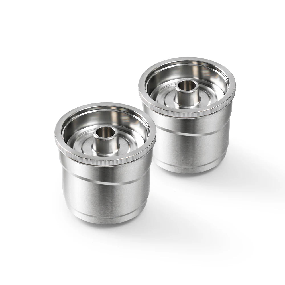 resuable coffee capsule filter for x7 illy y3 illy y5 coffee machine refillable stainless steel coffee pod with tamper & holder