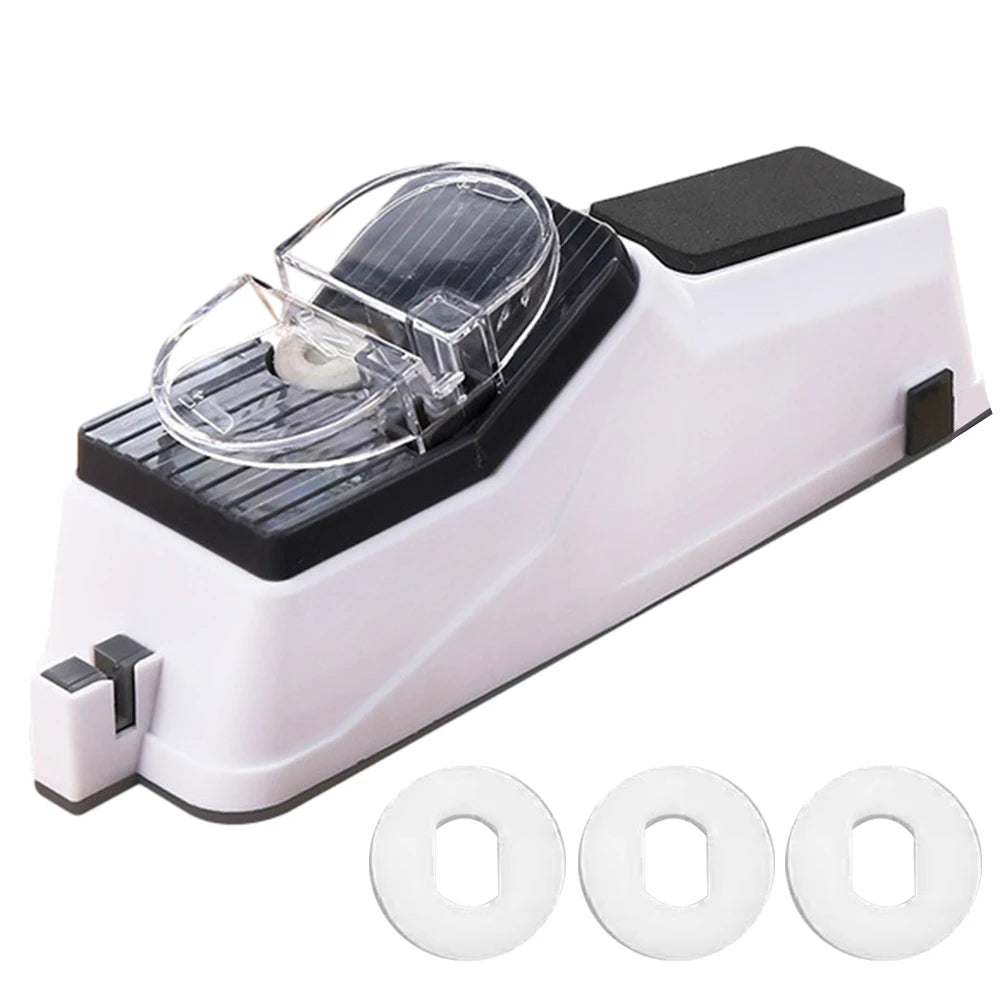 Electric Knife Sharpener Professional Knife Sharpener Adjustable Cutter Scissors Grinder for Quick Sharpening and Polishing Kitc