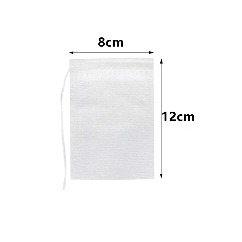 disposable teabags non-woven fabric tea filter bags for coffee spice tea bag with empty tea bags with strings nylon filter bag