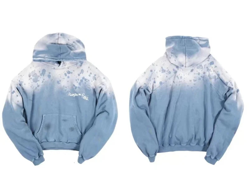 Graffiti Vintage RRR123 24SS Heavy duty Washed Sweatshirt High Street Man Woman Best Quality Oversized Hooded Sweatshirt