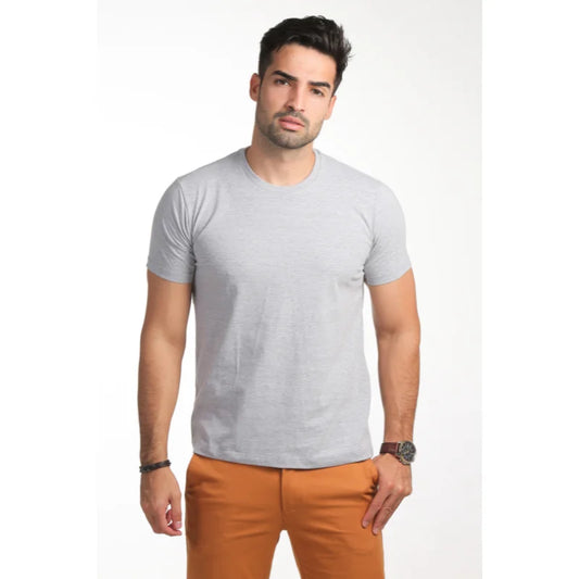 Men's Traditional Grey T-shirt 100% cotton
