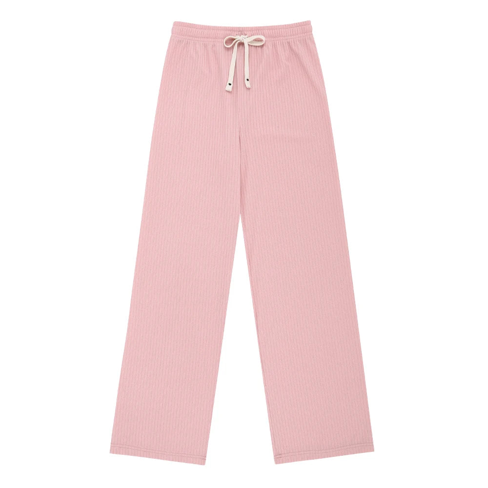 Women spring summer daily pleats banding Widepants
