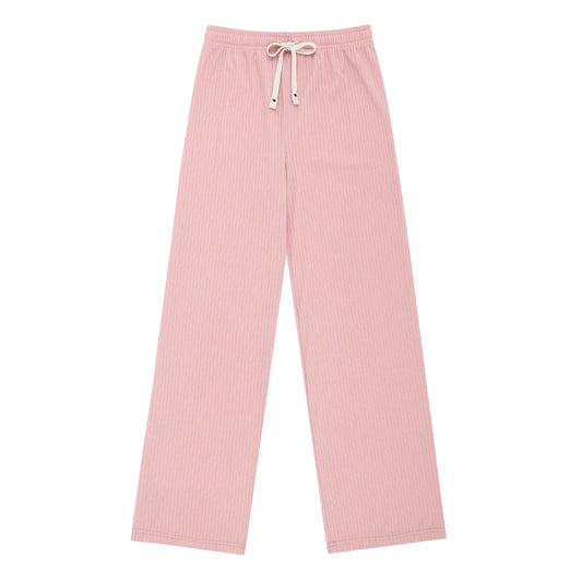 Women spring summer daily pleats banding Widepants