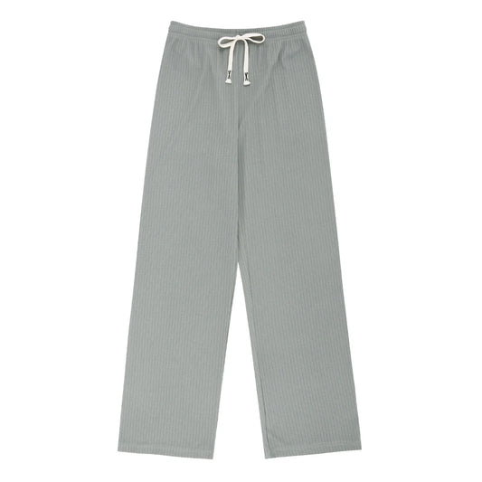 Women spring summer daily pleats banding Widepants