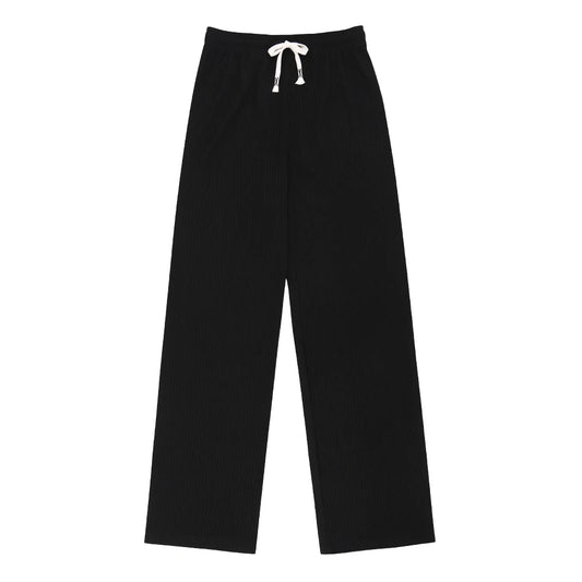 Women spring summer daily pleats banding Widepants