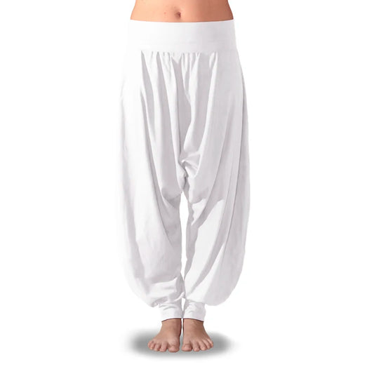 Pantalones Harem Turcos Ancho tiro bajo Tallas grandes  pantalón de Algodón calidad Pilates Danza Meditación
