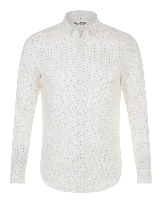 BECKER MEN POINTS-Mens polka dot shirt