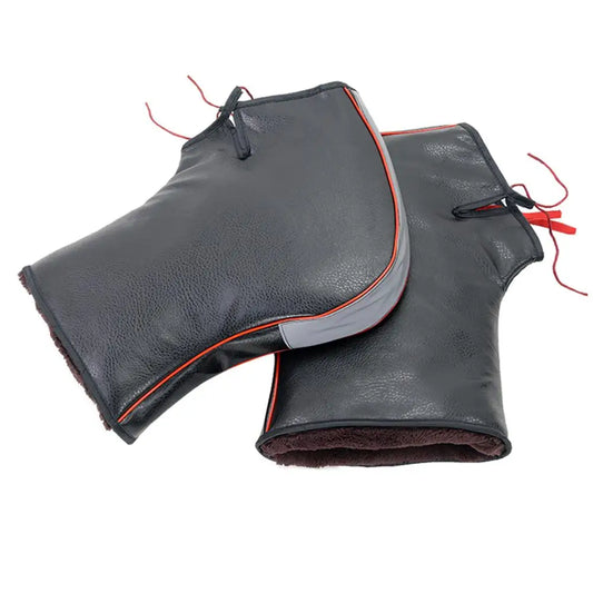 1 Pair Motorcycle Handlebar Gloves Windproof Winter Thickened Warm Handlebar Muffs Thermal Cover Gloves For Winter Riding 2020 H