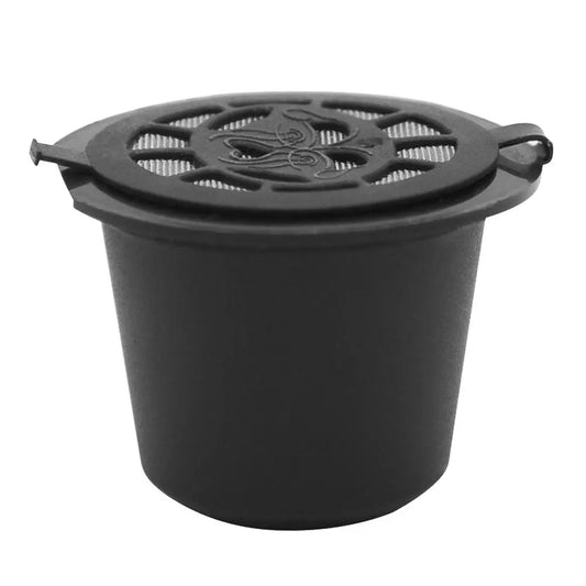 Coffee Capsule Refillable Reusable Herbruikbare Hervulbare Nespresso Machine Capsule Plastic Filter Cups Spoon Brush