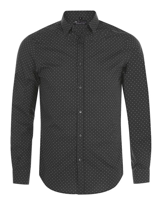 BECKER MEN POINTS-Mens polka dot shirt