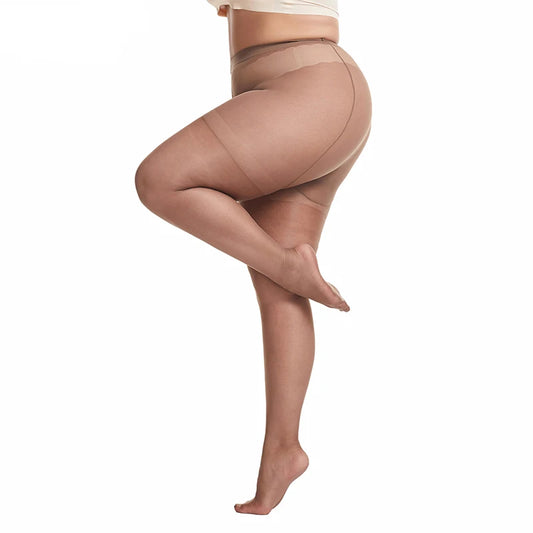 BONAS 15D XXXL Female Pantyhose Plus Size Tights Nylon Tear-resistant Women's Sexy Arbitrary Cut Stockings Collant Femme Tights