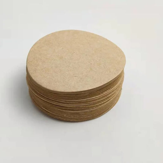 100pcs round coffee filter paper 56mm 60mm 68mm for espresso coffee maker v60 dripper coffee filters tools moka pot paper filter