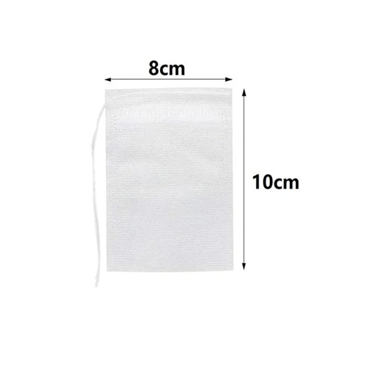 disposable teabags non-woven fabric tea filter bags for coffee spice tea bag with empty tea bags with strings nylon filter bag