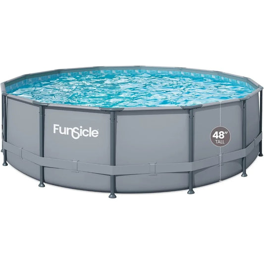 16ft x 48in Round Oasis Above Ground Pool  with SkimmerPlus Filter Pump & Ladder