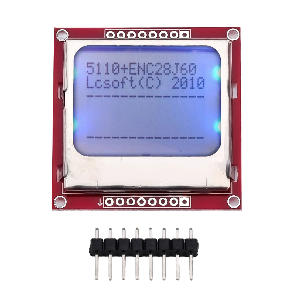 Smart Electronics LCD Module Display Monitor adapter PCB 84*48 84x84 lcd 5110 Nokia 5110 Screen for Arduino