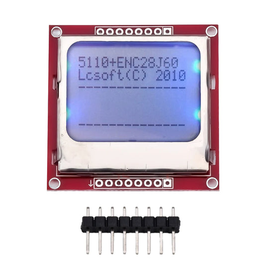 Smart Electronics LCD Module Display Monitor adapter PCB 84*48 84x84 lcd 5110 Nokia 5110 Screen for Arduino