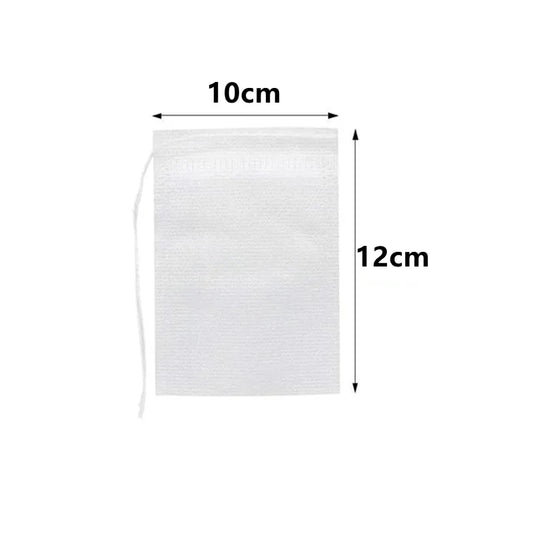 disposable teabags non-woven fabric tea filter bags for coffee spice tea bag with empty tea bags with strings nylon filter bag
