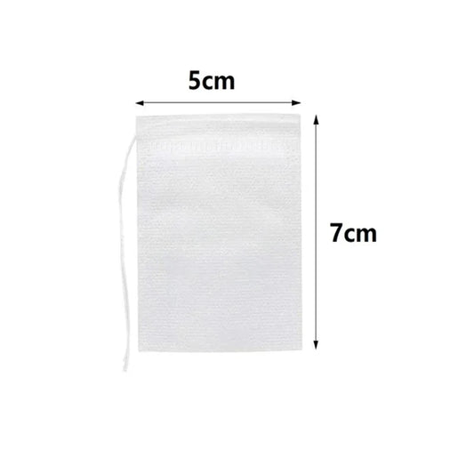 disposable teabags non-woven fabric tea filter bags for coffee spice tea bag with empty tea bags with strings nylon filter bag