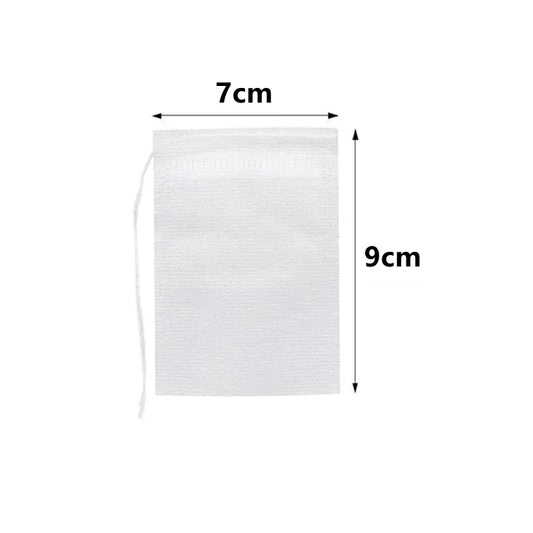 disposable teabags non-woven fabric tea filter bags for coffee spice tea bag with empty tea bags with strings nylon filter bag