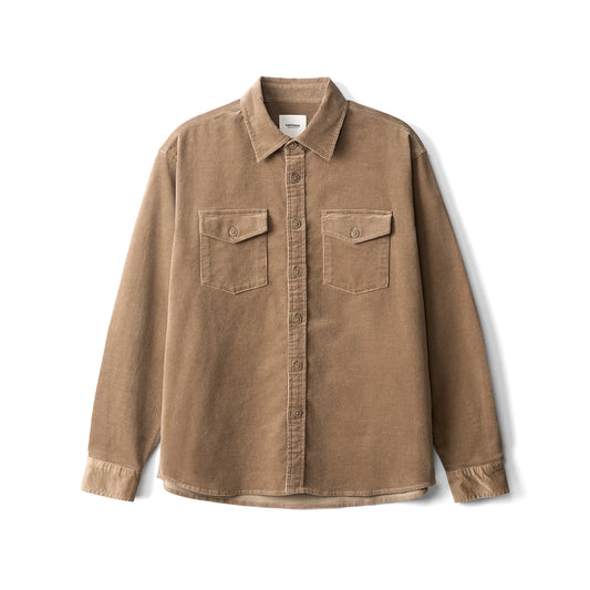 SIMWOOD 2024 Autumn Winter New Oversize 300gsm Corduroy Fabric Shirts Men Vintage Chest Pockets Shirts
