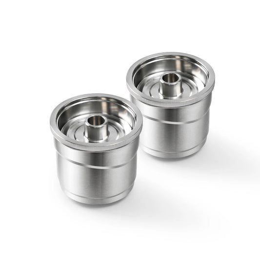 resuable coffee capsule filter for x7 illy y3 illy y5 coffee machine refillable stainless steel coffee pod with tamper & holder