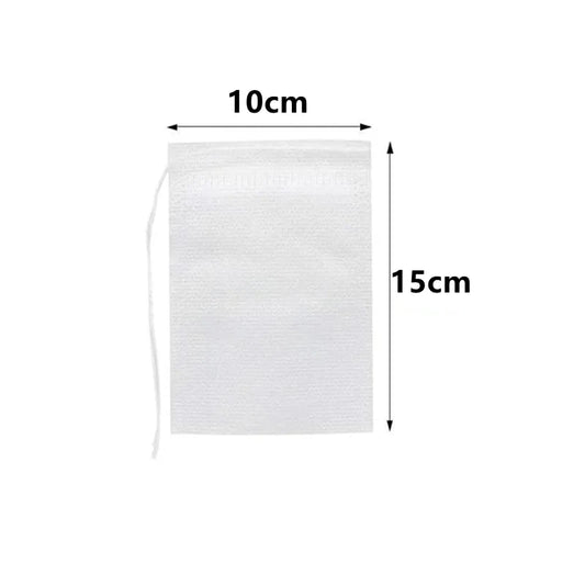 disposable teabags non-woven fabric tea filter bags for coffee spice tea bag with empty tea bags with strings nylon filter bag