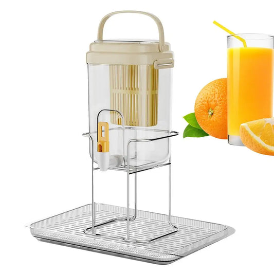 Outdoor Beverage Dispenser Handled Outdoor Beverage Dispenser With Filter Large Capacity Fridge Soda Lemonade And Water Bottle