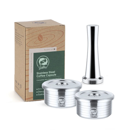 reusable capsule for delta q ndiq7323 miniqool coffee maker mchine stainless steel espresso coffee filter pods accessories