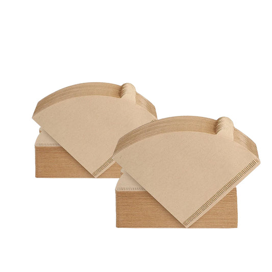 cone coffee filters  100 count 1-4 cups unbleached natural brown v02 disposable coffee filter paper