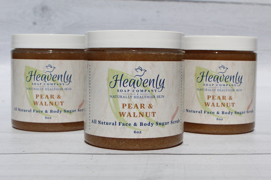 Pear, Walnut and Brown Sugar Face &amp; Body Scrub