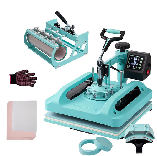 Auto Hat Mug Heat Press Machine Portable Mini Curved Heating Plate Heat Press Machine Digital Transfer Sublimation T-shirt Plate