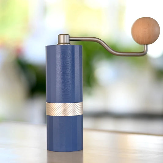 2023 new 1zpresso q air portable coffee grinder manual  coffee mill 38mm 7core burr adjustable