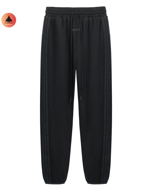 Winter FOG Men's Women's Brand Colour Blocked Drawstring Sweatpants Street Casual Striped High Quality Sweatpants With Tags