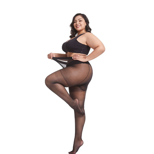 BONAS 15D XXXL Female Pantyhose Plus Size Tights Nylon Tear-resistant Women's Sexy Arbitrary Cut Stockings Collant Femme Tights