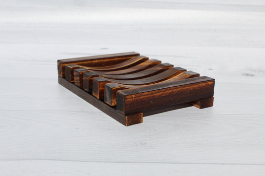 Porte-savon en bois naturel de bambou